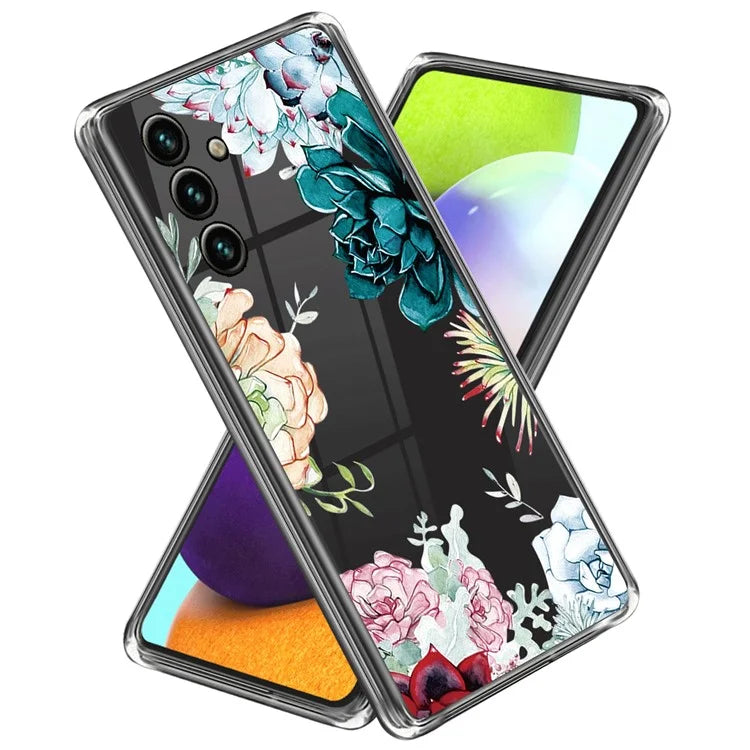 For Samsung Galaxy A55 5G Case Slim TPU IMD Pattern Printed Phone Cover