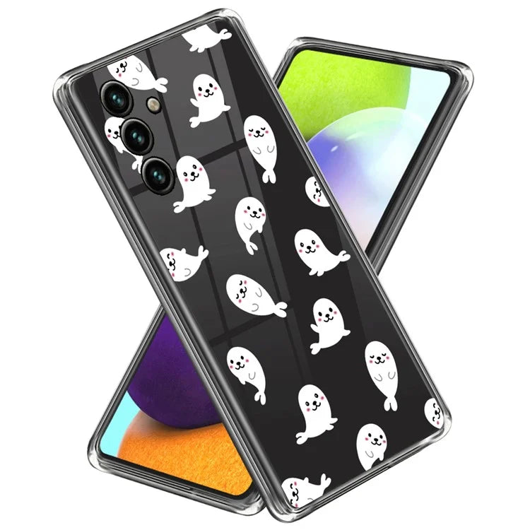 For Samsung Galaxy A55 5G Case Slim TPU IMD Pattern Printed Phone Cover