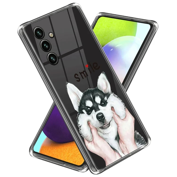 For Samsung Galaxy A55 5G Case Soft TPU Pattern Printed Protective Back Cover