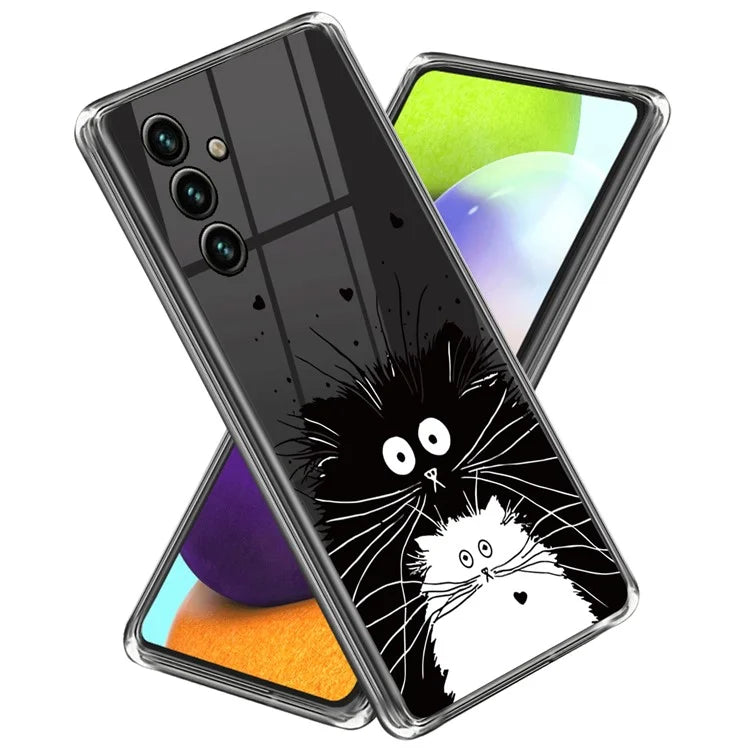 For Samsung Galaxy A55 5G Case Soft TPU Pattern Printed Protective Back Cover