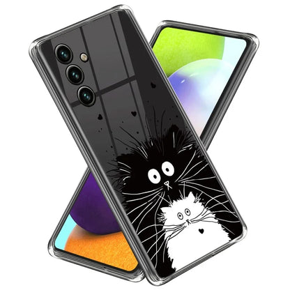For Samsung Galaxy A55 5G Case Soft TPU Pattern Printed Protective Back Cover