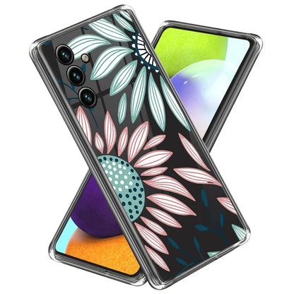 For Samsung Galaxy A55 5G Case Soft TPU Pattern Printed Protective Back Cover