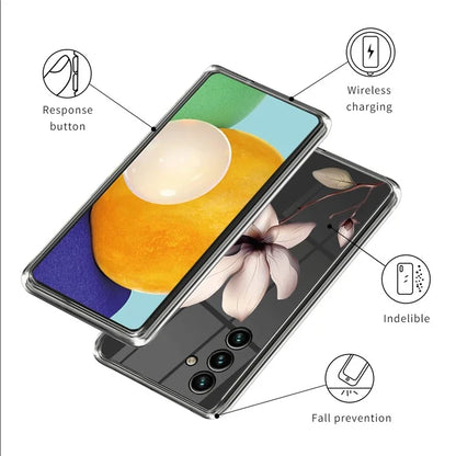For Samsung Galaxy A55 5G Case Soft TPU Pattern Printed Protective Back Cover