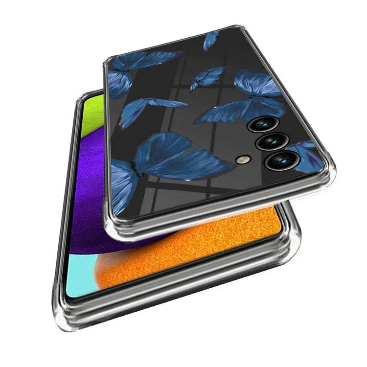 For Samsung Galaxy A55 5G Cell Phone Case Pattern Printing Shockproof TPU Protective Shell