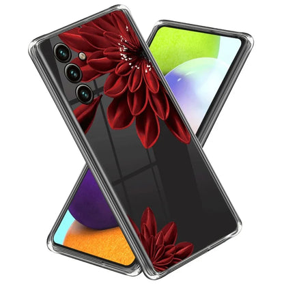 For Samsung Galaxy A55 5G Cell Phone Case Pattern Printing Shockproof TPU Protective Shell