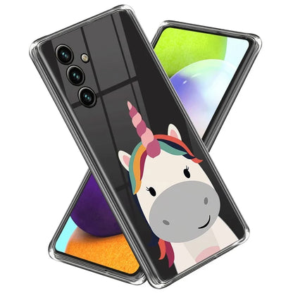 For Samsung Galaxy A55 5G Cell Phone Case Pattern Printing Shockproof TPU Protective Shell