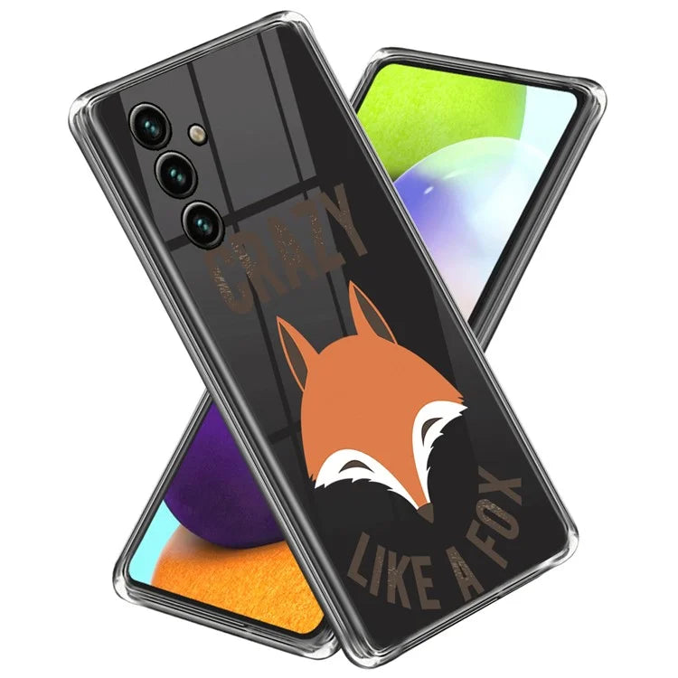 For Samsung Galaxy A55 5G Cell Phone Case Pattern Printing Shockproof TPU Protective Shell