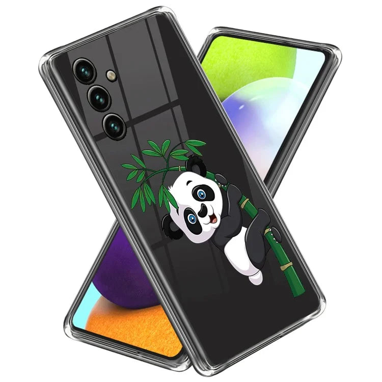 For Samsung Galaxy A55 5G Cell Phone Case Pattern Printing Shockproof TPU Protective Shell