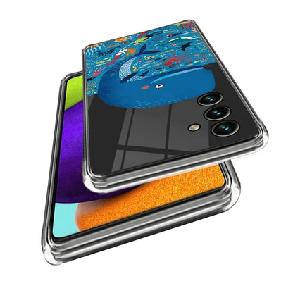 For Samsung Galaxy A55 5G Cell Phone Case Pattern Printing Shockproof TPU Protective Shell