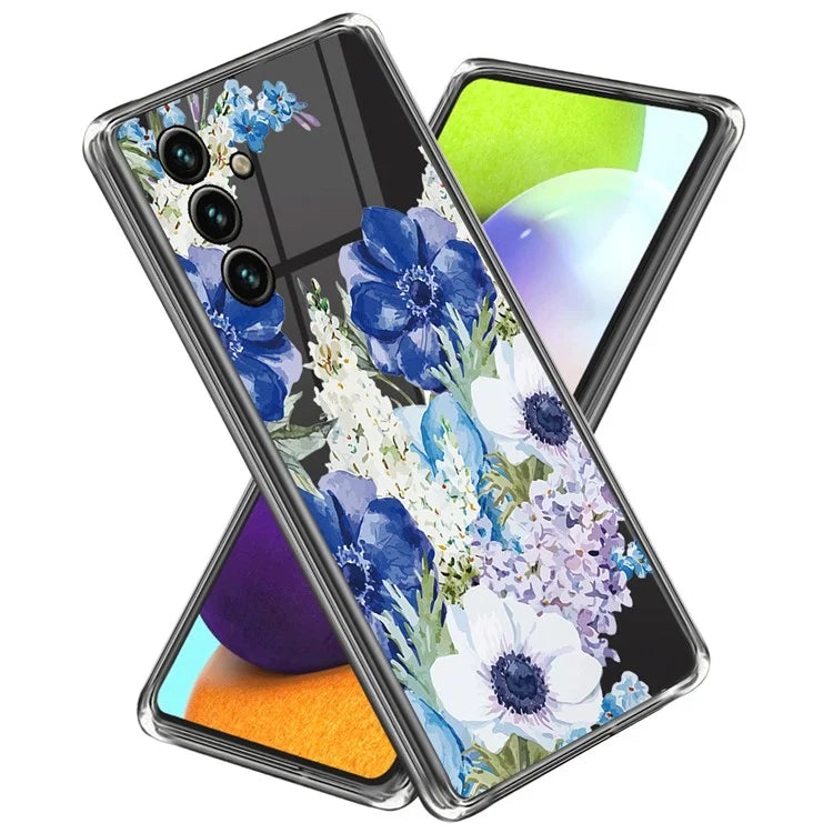 For Samsung Galaxy A55 5G Cell Phone Case Pattern Printing Shockproof TPU Protective Shell