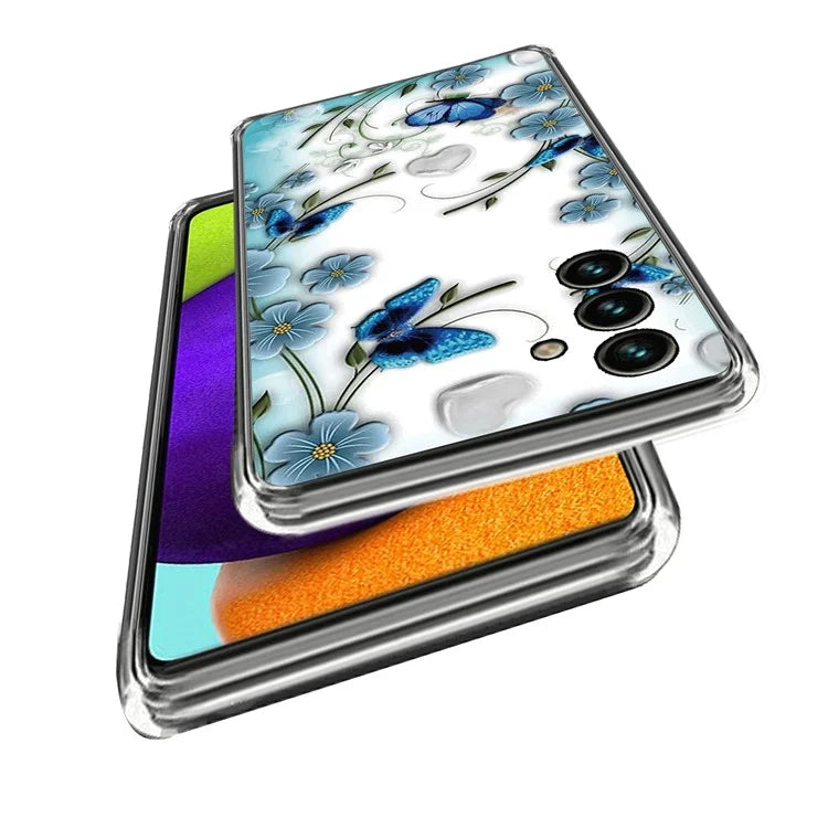 For Samsung Galaxy A55 5G Cell Phone Case Pattern Printing Shockproof TPU Protective Shell