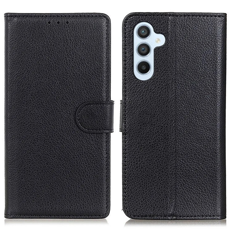 For Samsung Galaxy A55 5G Cell Phone Case PU Leather Wallet Drop-proof Phone Stand Cover