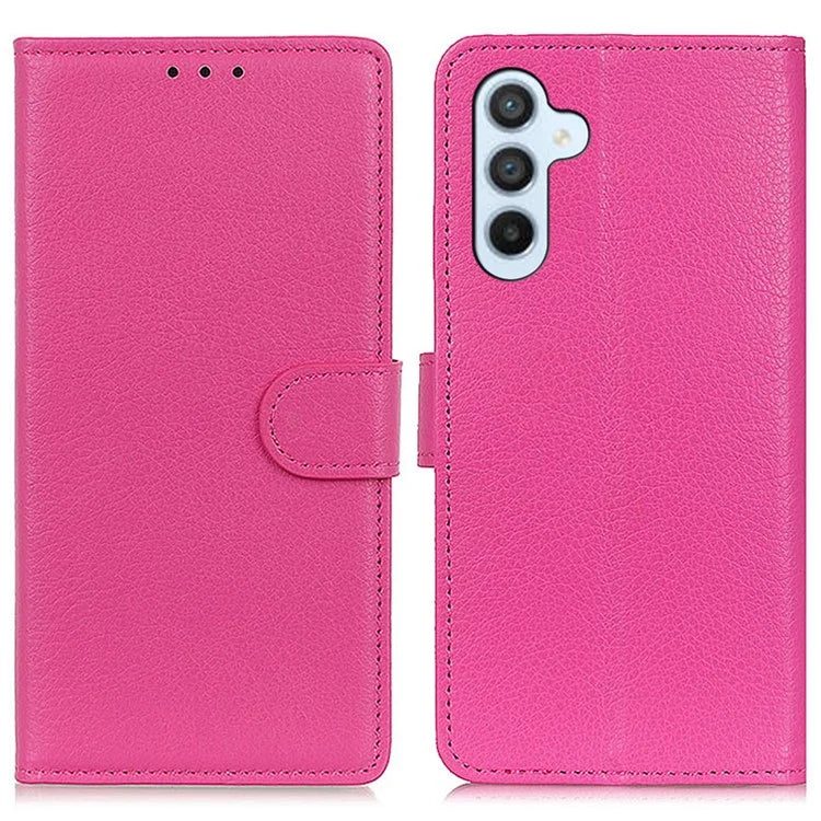 For Samsung Galaxy A55 5G Cell Phone Case PU Leather Wallet Drop-proof Phone Stand Cover
