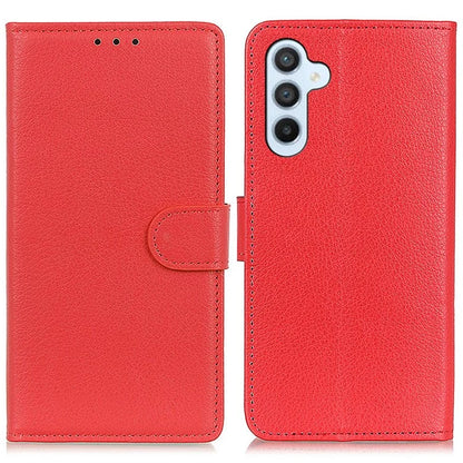 For Samsung Galaxy A55 5G Cell Phone Case PU Leather Wallet Drop-proof Phone Stand Cover