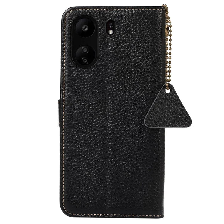 For Xiaomi Poco C65 4G / Redmi 13C Litichi Texture Case with RFID Blocking