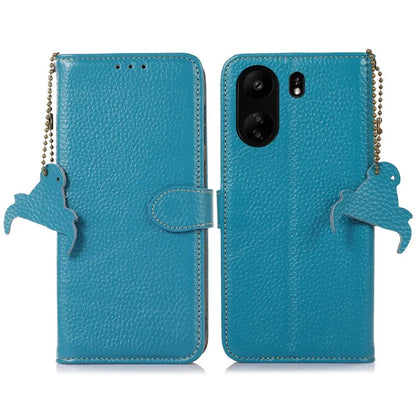 For Xiaomi Poco C65 4G / Redmi 13C Litichi Texture Case with RFID Blocking