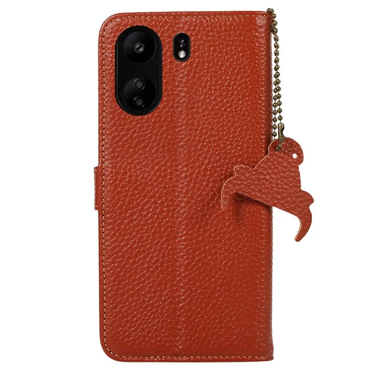 For Xiaomi Poco C65 4G / Redmi 13C Litichi Texture Case with RFID Blocking
