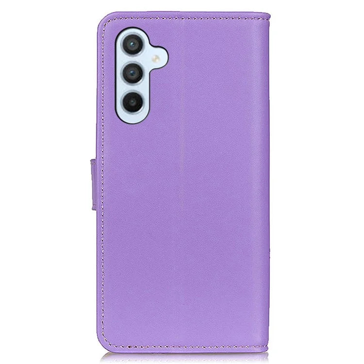 For Samsung Galaxy A55 5G Case Anti-Scratch PU Leather Cell Phone Shell Wallet Cover