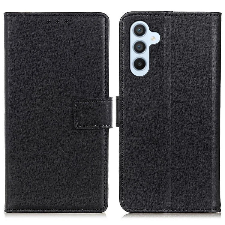For Samsung Galaxy A55 5G Case Anti-Scratch PU Leather Cell Phone Shell Wallet Cover