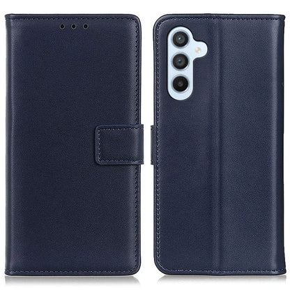 For Samsung Galaxy A55 5G Case Anti-Scratch PU Leather Cell Phone Shell Wallet Cover