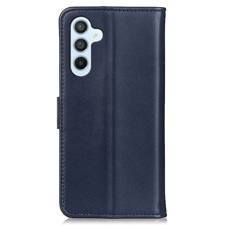 For Samsung Galaxy A55 5G Case Anti-Scratch PU Leather Cell Phone Shell Wallet Cover