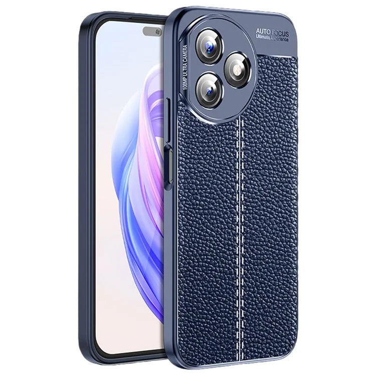 For Honor X50i+ 5G Case Litchi Texture Anti-scratch TPU Phone Shell Cover