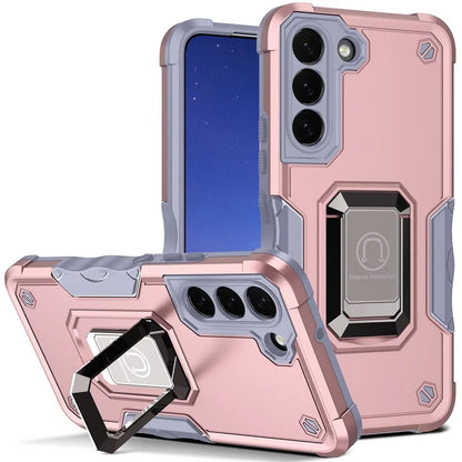 For Samsung Galaxy S24+ Case with Ring Grip Dual Layer Military Grade Protection Cover