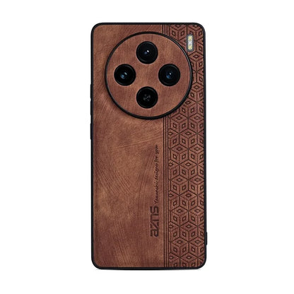 AZNS For vivo X100 5G Phone Case PU Leather+TPU Slim Protective Shockproof Cover