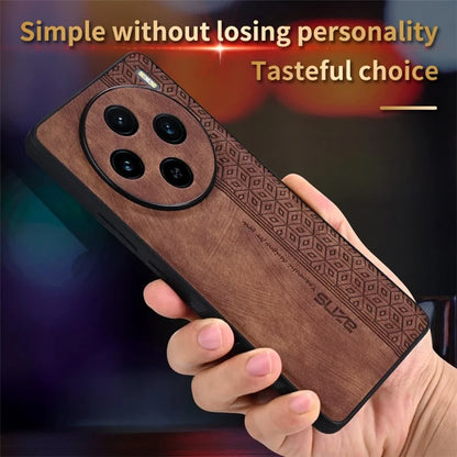 AZNS For vivo X100 5G Phone Case PU Leather+TPU Slim Protective Shockproof Cover