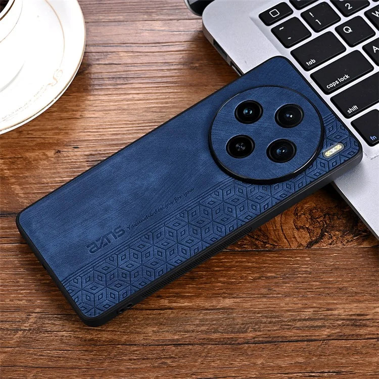 AZNS For vivo X100 5G Phone Case PU Leather+TPU Slim Protective Shockproof Cover