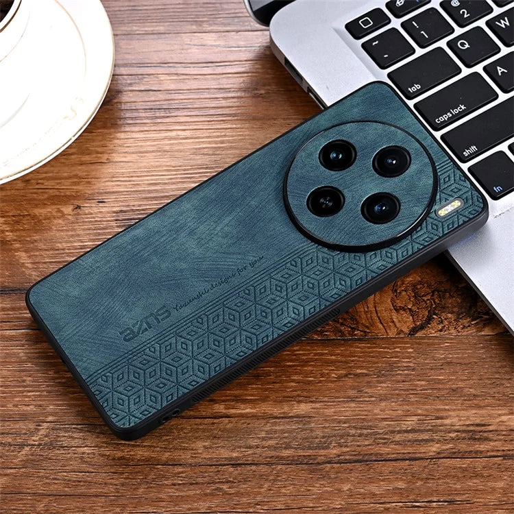 AZNS For vivo X100 5G Phone Case PU Leather+TPU Slim Protective Shockproof Cover