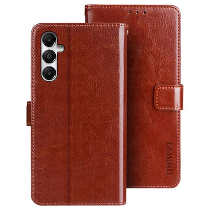IDEWEI For Samsung Galaxy S23 FE Crazy Horse Pattern Leather Case