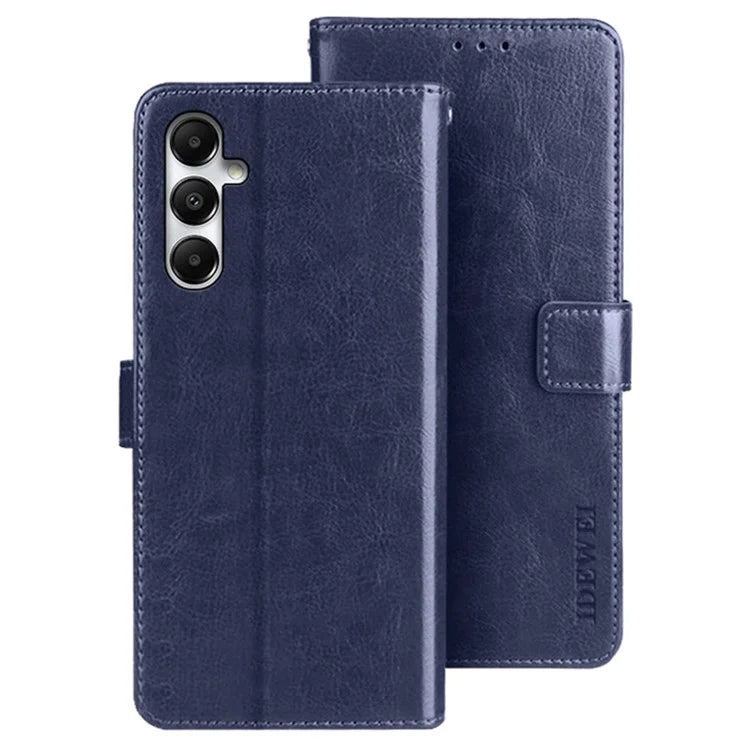 IDEWEI For Samsung Galaxy S23 FE Crazy Horse Pattern Leather Case