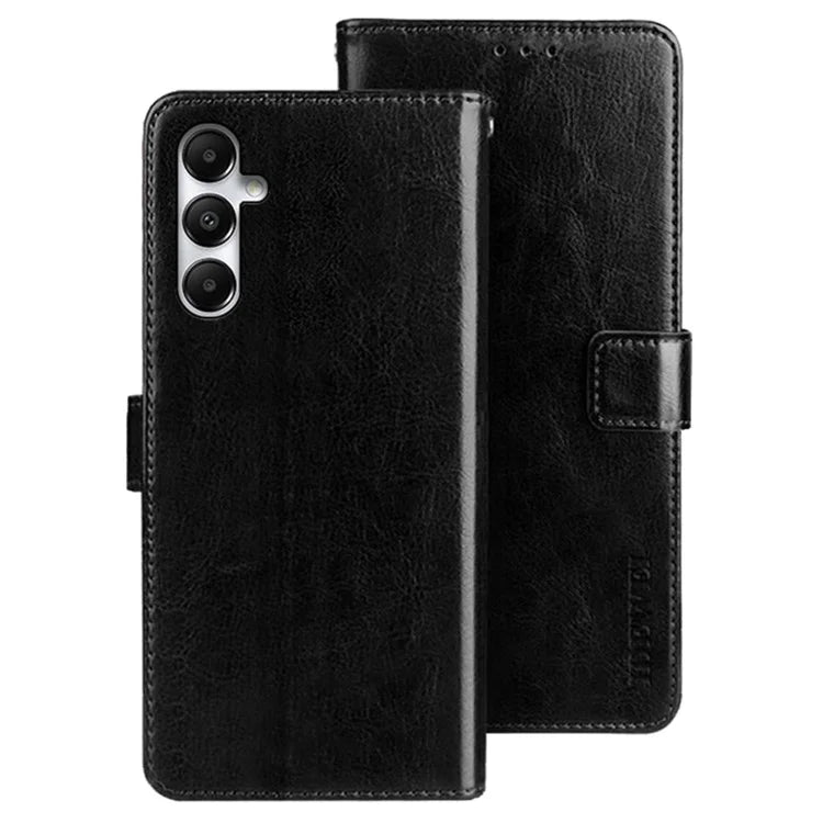 IDEWEI For Samsung Galaxy S23 FE Crazy Horse Pattern Leather Case