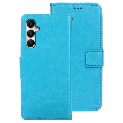 IDEWEI For Samsung Galaxy S23 FE Crazy Horse Pattern Leather Case