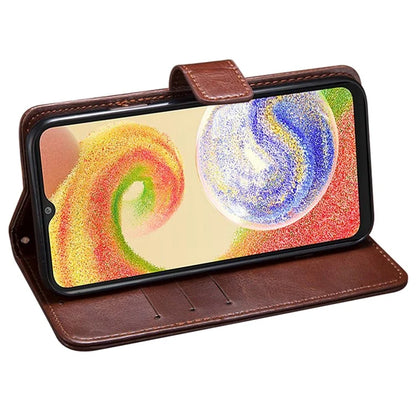 IDEWEI For Samsung Galaxy S23 FE Crazy Horse Pattern Leather Case