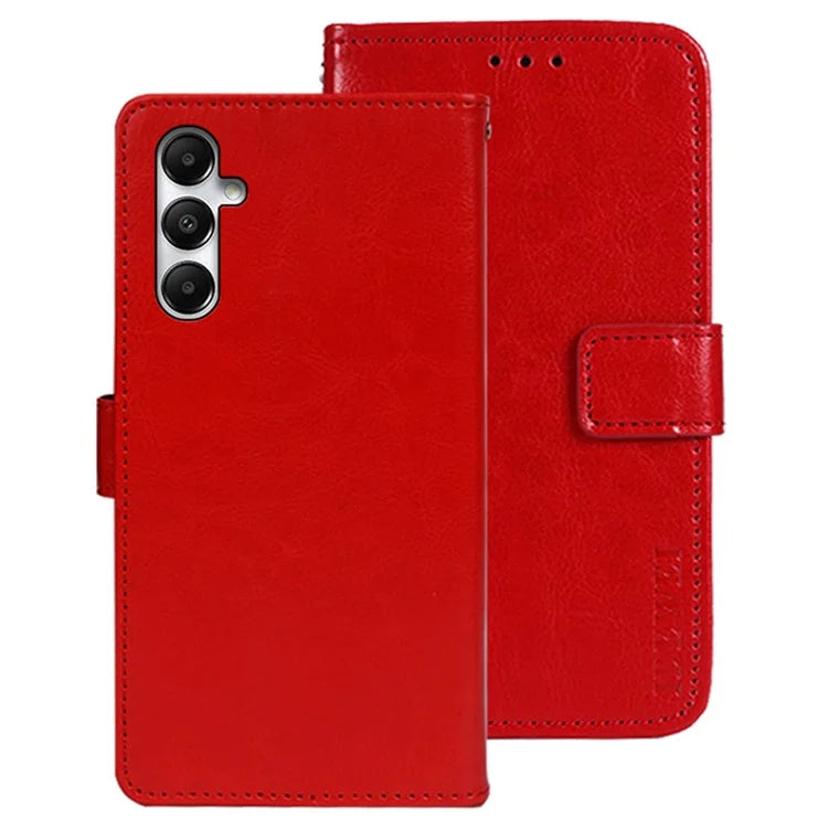IDEWEI For Samsung Galaxy S23 FE Crazy Horse Pattern Leather Case