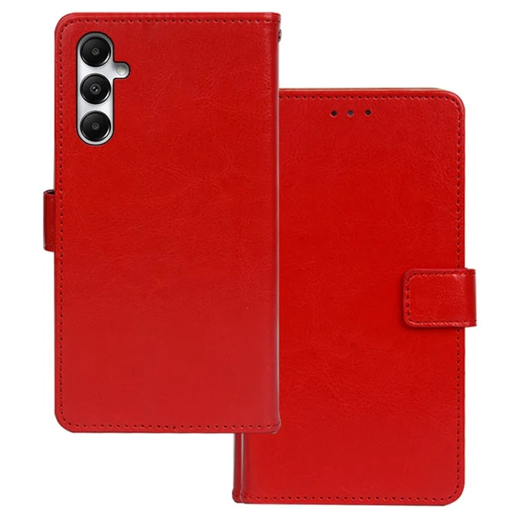 IDEWEI For Samsung Galaxy S23 FE Phone Case Leather Flip Cover with Stand and Photo Slot