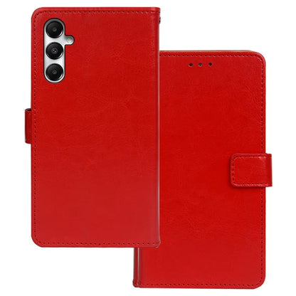 IDEWEI For Samsung Galaxy S23 FE Phone Case Leather Flip Cover with Stand and Photo Slot