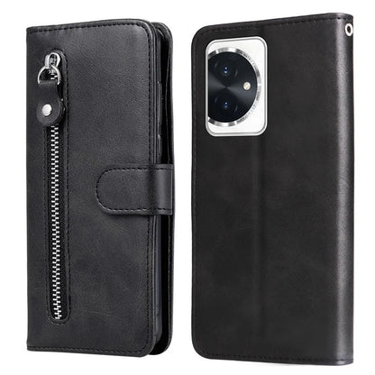 For Honor 100 5G Zipper Phone Case Calfskin Texture Wallet Phone Cover