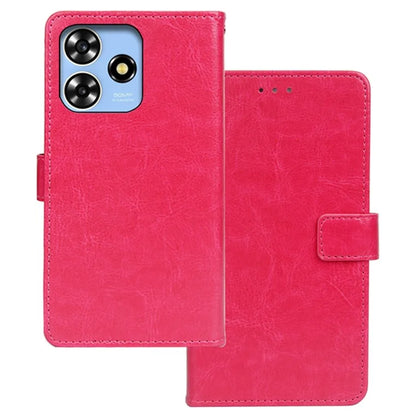 IDEWEI For ZTE Blade A73 Case Wallet Crazy Horse Pattern Leather Phone Cover