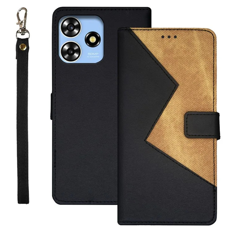 IDEWEI For ZTE Blade A73 Case Card Holder Leather Phone Cover