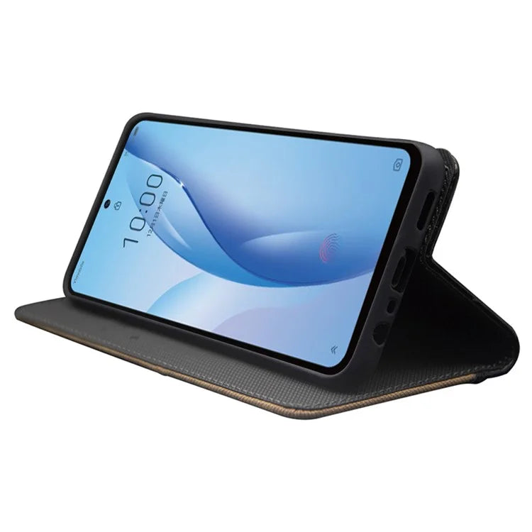 IDEWEI For ZTE Blade A73 Case Card Holder Leather Phone Cover