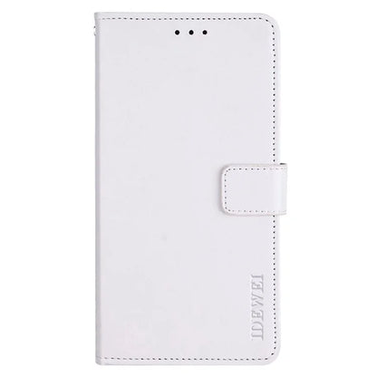 IDEWEI For ZTE Blade A73 Leather Flip Case Crazy Horse Texture Wallet Stand