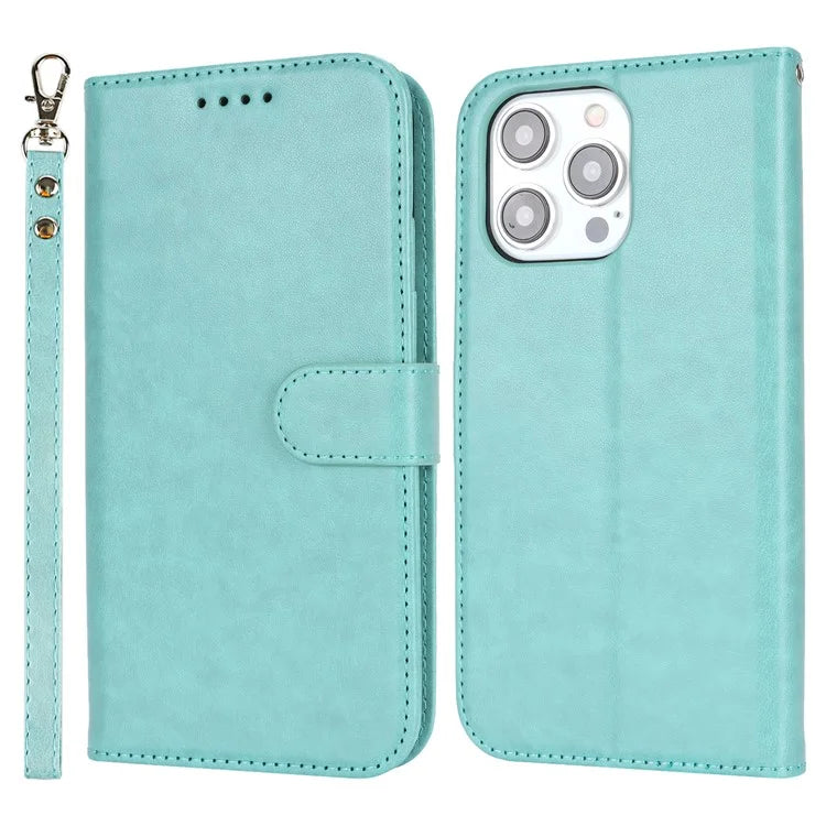 For iPhone 15 Pro Max R61 Texture Wallet Case Leather Phone Cover
