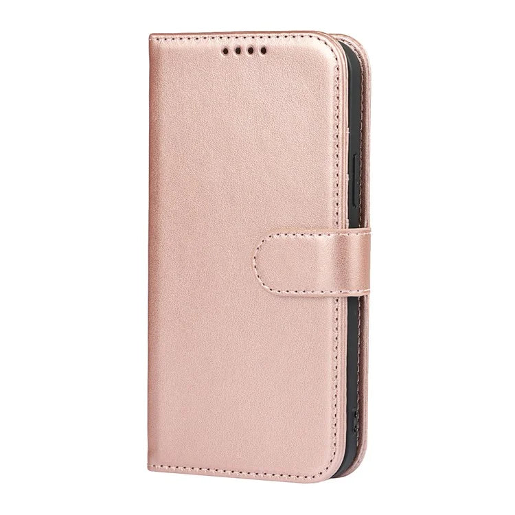For iPhone 15 Pro Max R61 Texture Wallet Case Leather Phone Cover