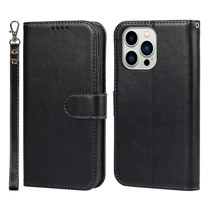 For iPhone 15 Pro Max R61 Texture Wallet Case Leather Phone Cover