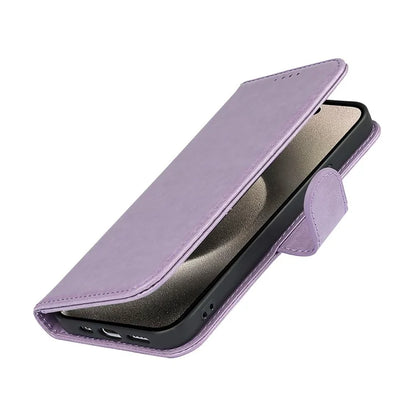 For iPhone 15 Pro Max R61 Texture Wallet Case Leather Phone Cover