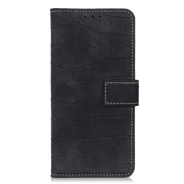 For Samsung Galaxy A55 5G Crocodile Texture Leather Case Stand Wallet