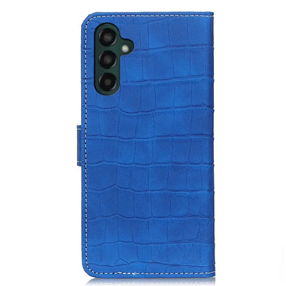 For Samsung Galaxy A55 5G Crocodile Texture Leather Case Stand Wallet